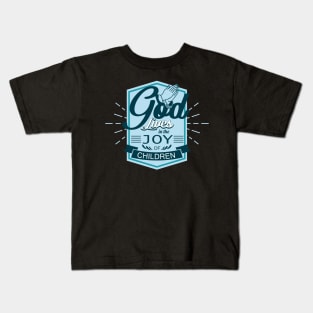 'God Lives In The Joy Of Children' Family Love Shirt Kids T-Shirt